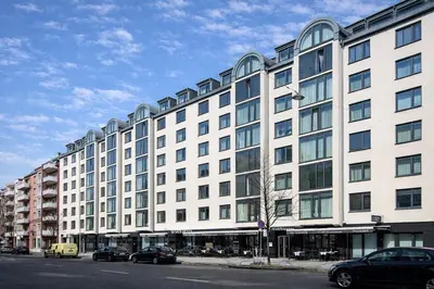 Das Gebäude in dem sich die Ferienwohnung befindet