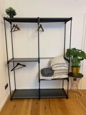 Grundriss der Unterkunft Schöne 2 Zimmer Wohnung Kingsize-Bett