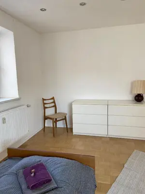 Ein Sitzbereich in der Unterkunft Apartment mit 3 Schlafzimmern im Erdgeschoss