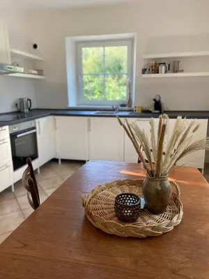 Küche/Küchenzeile in der Unterkunft Apartment mit 3 Schlafzimmern im Erdgeschoss