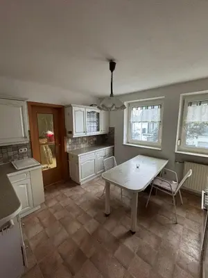 Küche/Küchenzeile in der Unterkunft Wohnung in München
