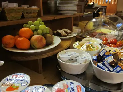 Essen in der Pension oder in der Nähe