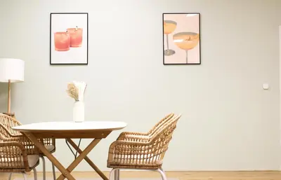 Grundriss der Unterkunft Cozy Trade Fair Apartment Munich