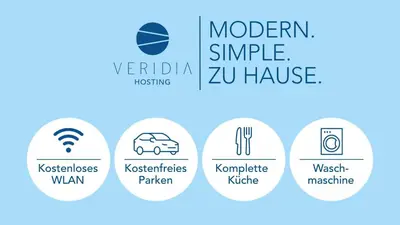 Grundriss der Unterkunft Cozy Trade Fair Apartment Munich