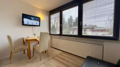 TV/Unterhaltungsangebot in der Unterkunft Aparmtent im Münchner Westen, Parkplatz kostenfrei, ruhig