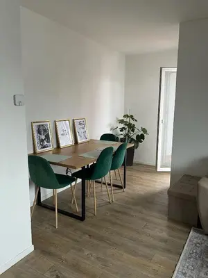 Ein Sitzbereich in der Unterkunft Alpenblick - Zentralgelegene 2-Zimmer-Wohnung