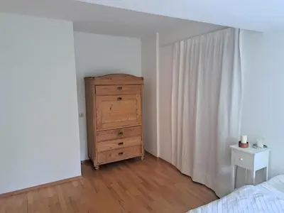 Ein Bett oder Betten in einem Zimmer der Unterkunft Charming Apartment near Lake