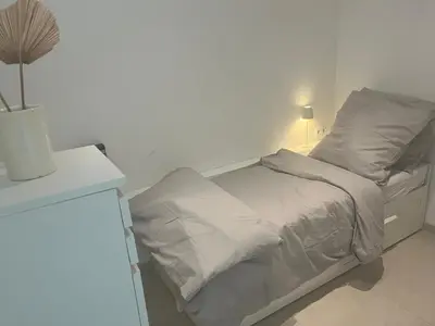 Ein Bett oder Betten in einem Zimmer der Unterkunft Studio Starnberg
