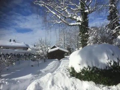 Alpenchalet im Winter