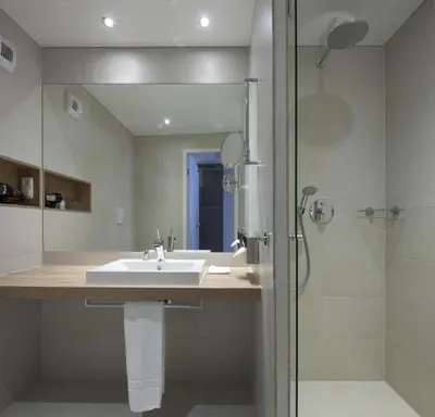 Ein Badezimmer in der Unterkunft Fürstenfelder Hotel