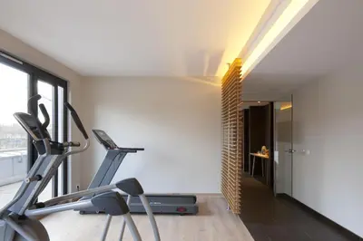Das Fitnesscenter und/oder die Fitnesseinrichtungen in der Unterkunft Fürstenfelder Hotel