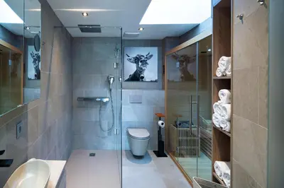 Ein Badezimmer in der Unterkunft Alpin Kanker Suites 1