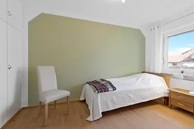 Ein Bett oder Betten in einem Zimmer der Unterkunft Ferienhaus Lescop