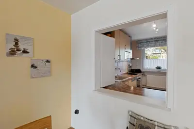 Küche/Küchenzeile in der Unterkunft Ferienhaus Lescop