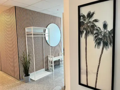 Ein Badezimmer in der Unterkunft LTA Apartment München Süd No2 Relax & Chill