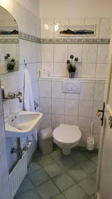 Grundriss der Unterkunft Grosse Wohnung mit Garten und Bergblick