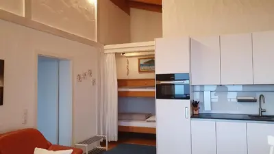 Küche/Küchenzeile in der Unterkunft Fewo Alpenpanorama