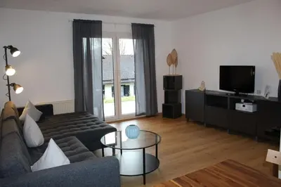TV/Unterhaltungsangebot in der Unterkunft Ferienhaus Nr 112, Kategorie Komfort, Feriendorf Hochbergle, Allgäu