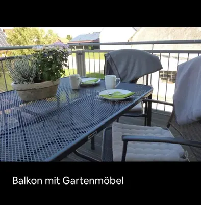 Ein Balkon oder eine Terrasse in der Unterkunft Dorfliebe Reicherstein