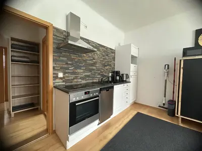 Küche/Küchenzeile in der Unterkunft Haus Alpina