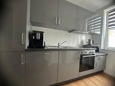 Küche/Küchenzeile in der Unterkunft Haus Alpina