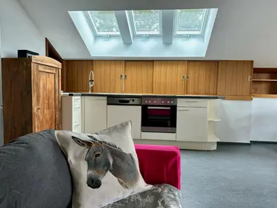 Küche/Küchenzeile in der Unterkunft Chalet zur Eselei