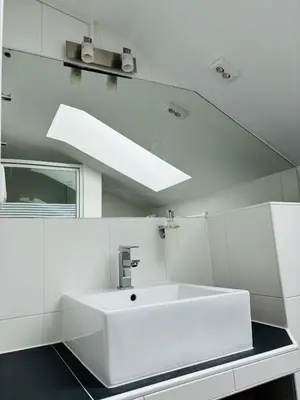 Ein Badezimmer in der Unterkunft Chalet zur Eselei
