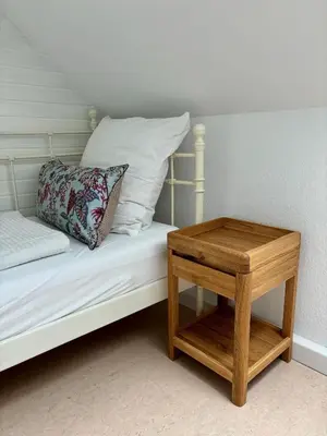Ein Bett oder Betten in einem Zimmer der Unterkunft Chalet zur Eselei
