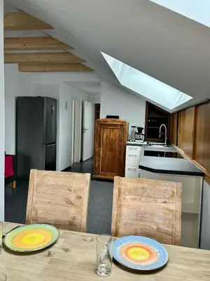 Küche/Küchenzeile in der Unterkunft Chalet zur Eselei