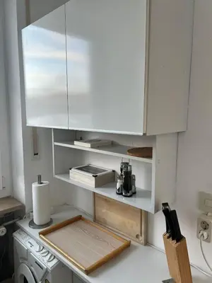 Küche/Küchenzeile in der Unterkunft Kleine Wohlfühloase