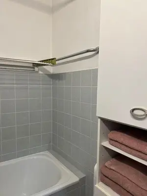 Ein Badezimmer in der Unterkunft Kleine Wohlfühloase