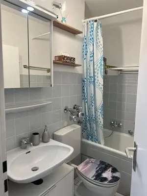Ein Badezimmer in der Unterkunft Kleine Wohlfühloase