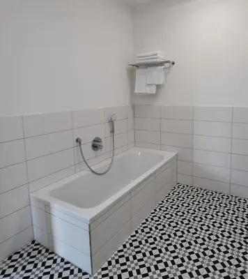 Ein Badezimmer in der Unterkunft Ferienwohnung Welfenstein