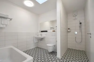 Ein Badezimmer in der Unterkunft Ferienwohnung Welfenstein