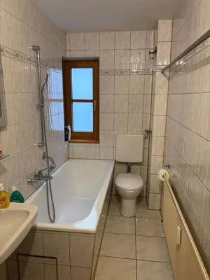 Ein Badezimmer in der Unterkunft Gemütliche Wohnung in Wasserburg am Inn