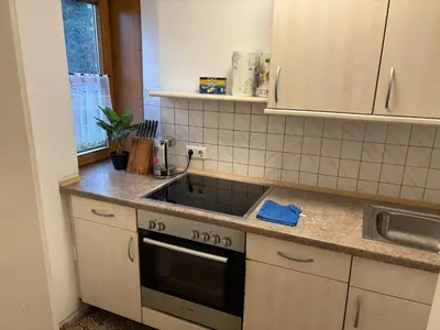 Küche/Küchenzeile in der Unterkunft Gemütliche Wohnung in Wasserburg am Inn