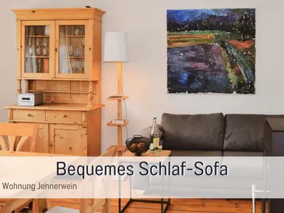Ein Sitzbereich in der Unterkunft Alte Gendarmerie