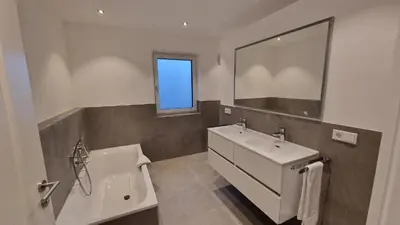Ein Badezimmer in der Unterkunft Ferienhaus Sisi
