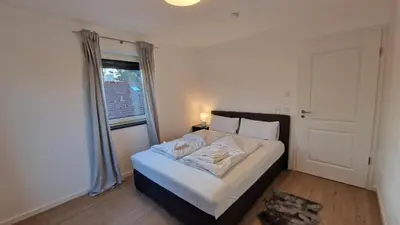 Ein Bett oder Betten in einem Zimmer der Unterkunft Ferienhaus Sisi