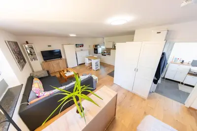 Küche/Küchenzeile in der Unterkunft Ferienwohnung Siebenschläfer