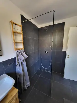 Ein Badezimmer in der Unterkunft Suite 2 - Apartments am Schloss