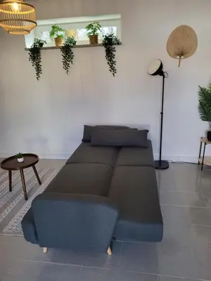 Ein Sitzbereich in der Unterkunft Suite 2 - Apartments am Schloss