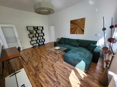 Ein Sitzbereich in der Unterkunft Suite 3 - Apartments am Schloss