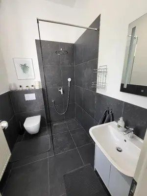 Ein Badezimmer in der Unterkunft Suite 3 - Apartments am Schloss