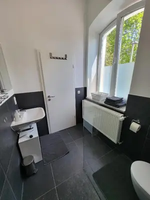 Ein Badezimmer in der Unterkunft Suite 3 - Apartments am Schloss