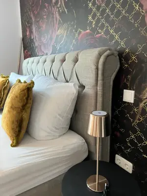 Ein Sitzbereich in der Unterkunft Marie - serviced Apartments an der Messe München