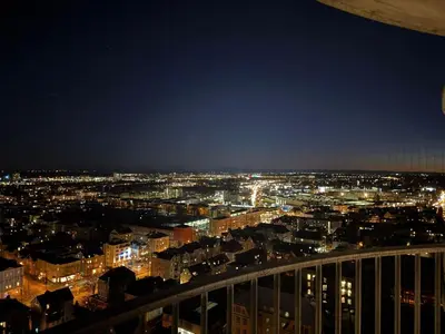 Ein allgemeiner Blick auf Augsburg oder ein Stadtblick von der Ferienwohnung aus