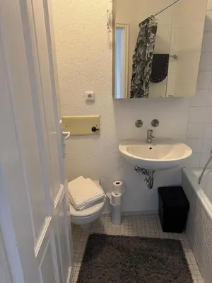 Ein Badezimmer in der Unterkunft Tower Suite Hotelturm Augsburg
