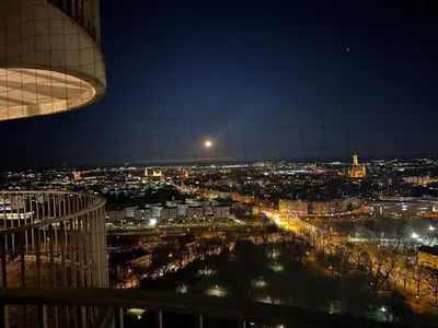 Ein allgemeiner Blick auf Augsburg oder ein Stadtblick von der Ferienwohnung aus