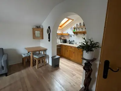 Küche/Küchenzeile in der Unterkunft Alpen-Stadt Idylle